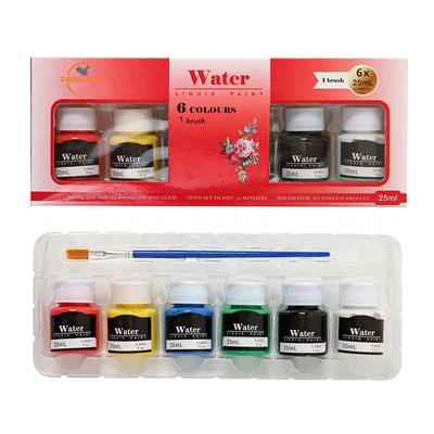 How to make a metallic effect with acrylic paint colors?